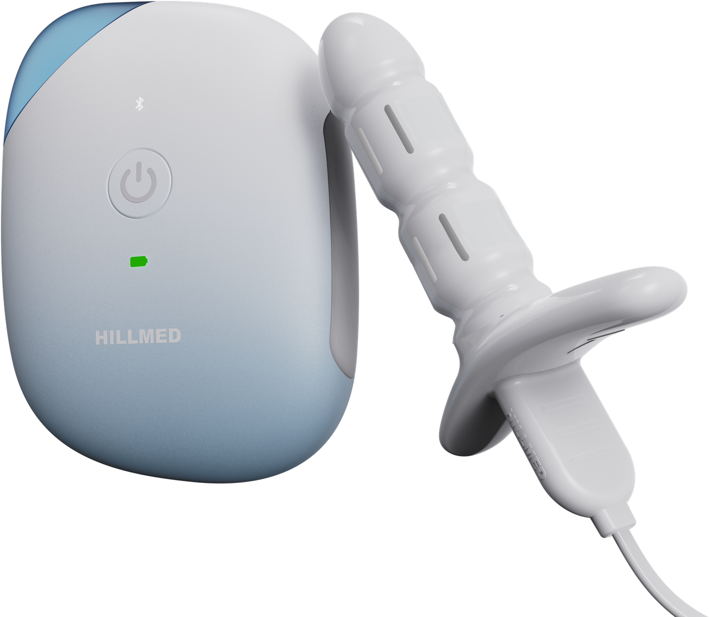 HomeTrainer recording unit beside its probe